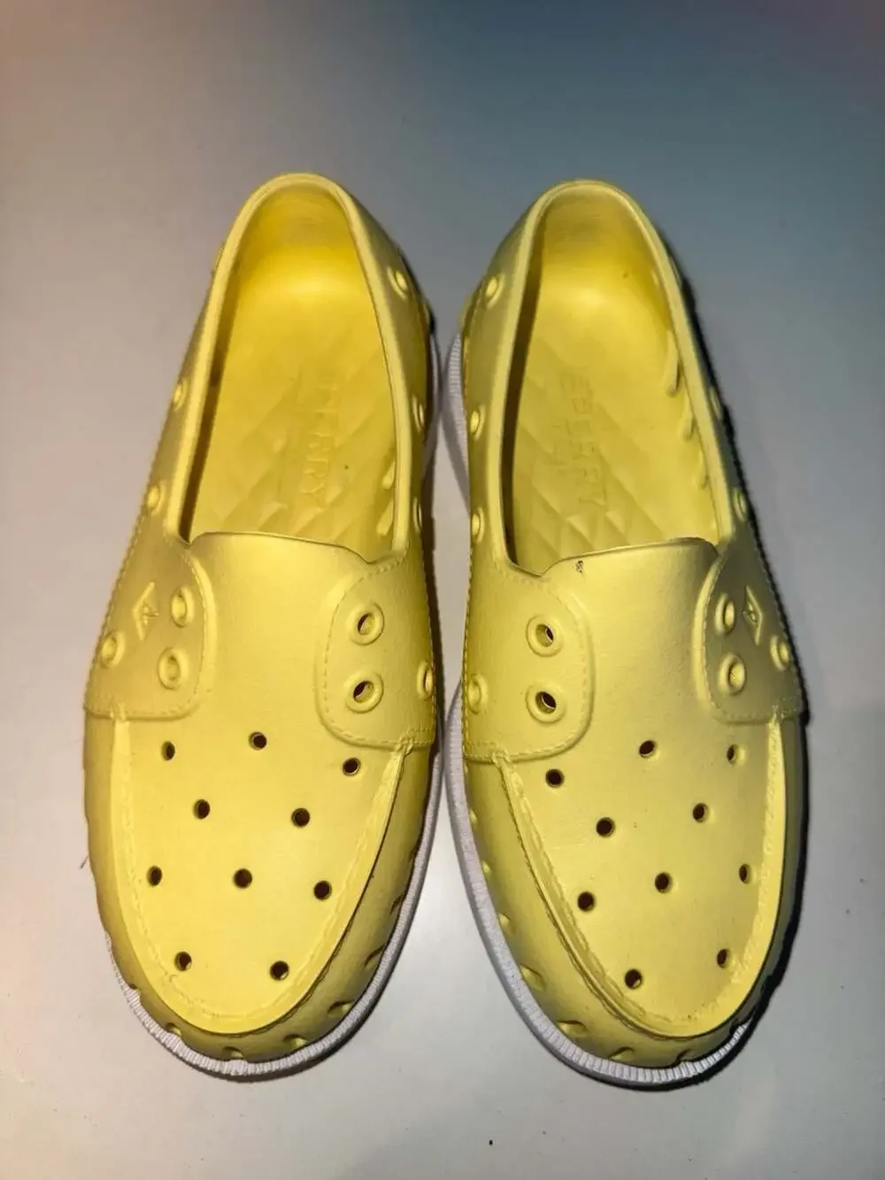 Sperry Top-Sider Authentic Original Float Yellow Boat Shoes Men's 8 Women's 10